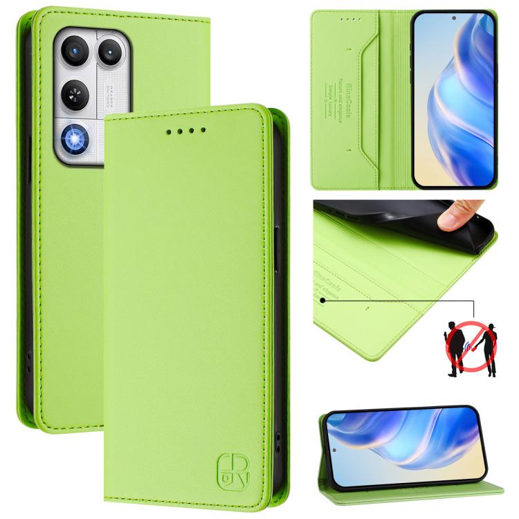 RC01 Dual-Folded Magnetic Suction RFID Leather Phone Case, For ZTE nubia Neo 5 5G, For ZTE nubia Neo 5 GT 5G, For ZTE Nubia P7 Pro / Optus X Value 5G, For ZTE Nubia P9 Pro / Optus X Pro 2 5G, For ZTE nubia RedMagic 11 Air                               ...