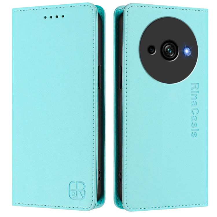 RC01 Dual-Folded Magnetic Suction RFID Leather Phone Case, For Oukitel C59 / C59 Pro, For Oukitel C57 / C57S / C57 Pro, For Oukitel C53, For Oukitel C50, For Oukitel C37, For Oukitel C51