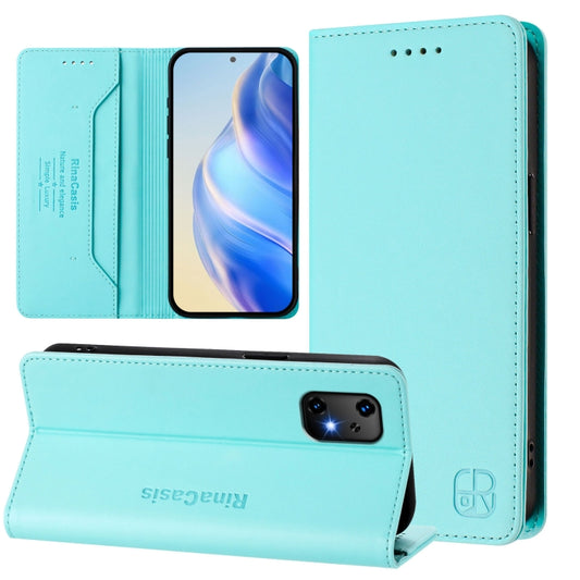 RC01 Dual-Folded Magnetic Suction RFID Leather Phone Case, For UMIDIGI Bison X20, For UMIDIGI Power 7 / 7S, For UMIDIGI Power 7 Max