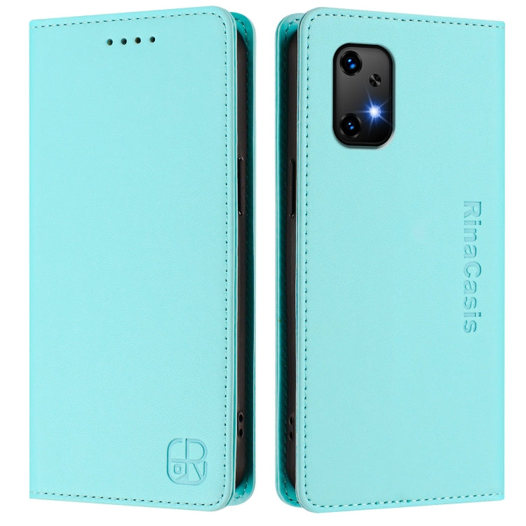 RC01 Dual-Folded Magnetic Suction RFID Leather Phone Case, For UMIDIGI Bison X20, For UMIDIGI Power 7 / 7S, For UMIDIGI Power 7 Max