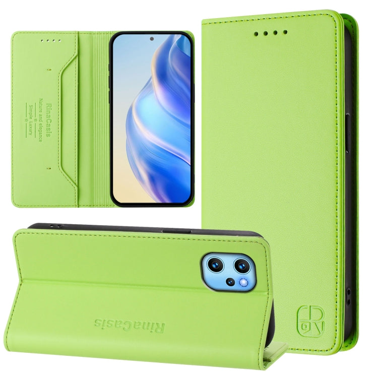 RC01 Dual-Folded Magnetic Suction RFID Leather Phone Case, For UMIDIGI Bison X20, For UMIDIGI Power 7 / 7S, For UMIDIGI Power 7 Max