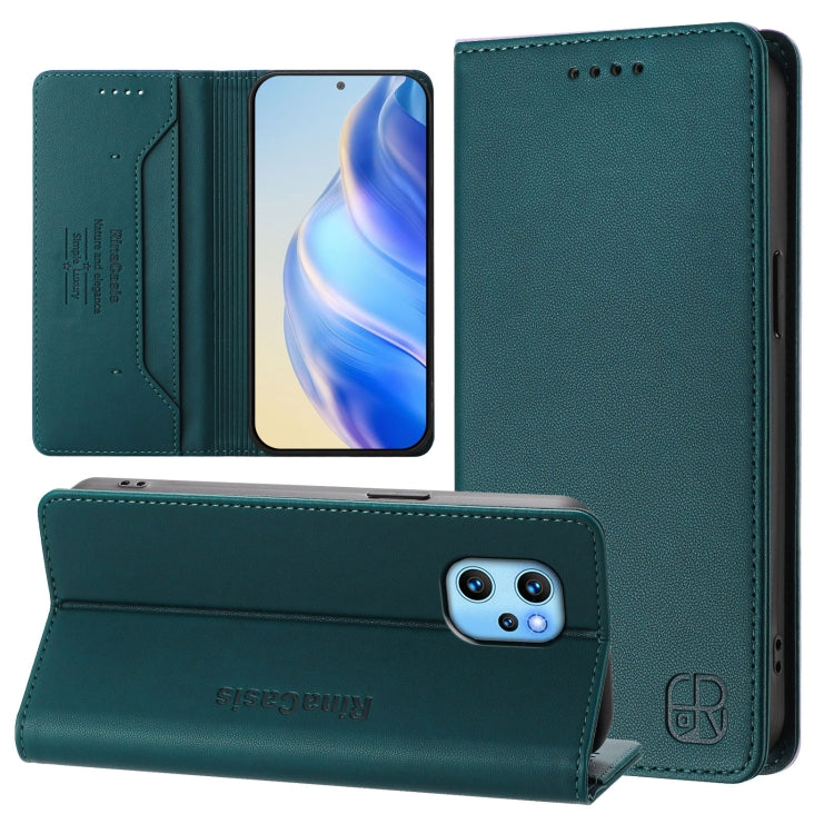 RC01 Dual-Folded Magnetic Suction RFID Leather Phone Case, For UMIDIGI Bison X20, For UMIDIGI Power 7 / 7S, For UMIDIGI Power 7 Max