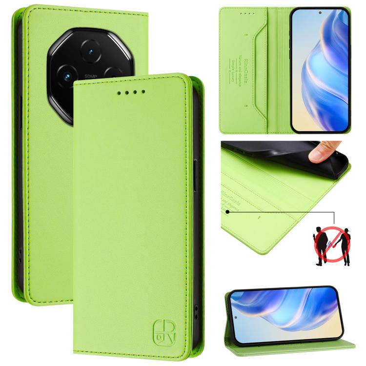 RC01 Dual-Folded Magnetic Suction RFID Leather Phone Case, For UMIDIGI G100x 4G / 5G, For UMIDIGI G100 Pro, For UMIDIGI Note 100, For UMIDIGI Note 90, For UMIDIGI A15 / A15C / A15T, For UMIDIGI G9 5G