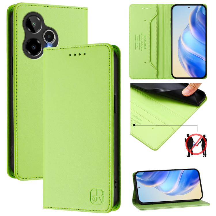 RC01 Dual-Folded Magnetic Suction RFID Leather Phone Case, For Cricket Icon 7 5G / Plus 2026, For Cricket Magic 2 / AT&T Propel 2 5G, For Cricket Debut S3, For Cricket Icon 6, For Cricket Outlast 5G 2024