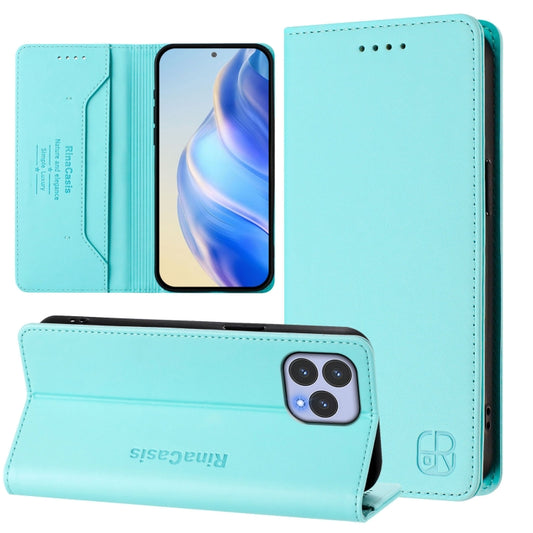 RC01 Dual-Folded Magnetic Suction RFID Leather Phone Case, For Wiko T60 / Cubot P80, For Wiko T20