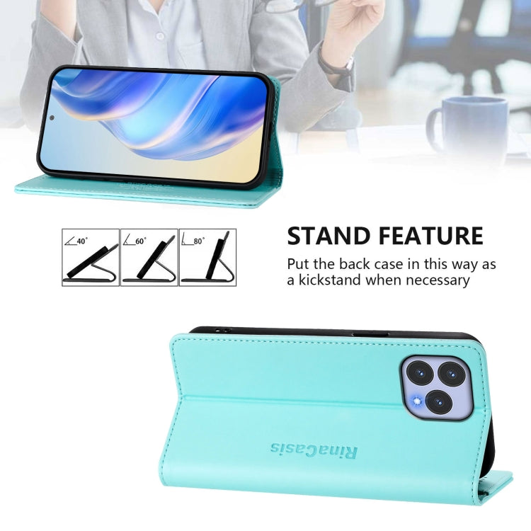 RC01 Dual-Folded Magnetic Suction RFID Leather Phone Case, For Wiko T60 / Cubot P80, For Wiko T20