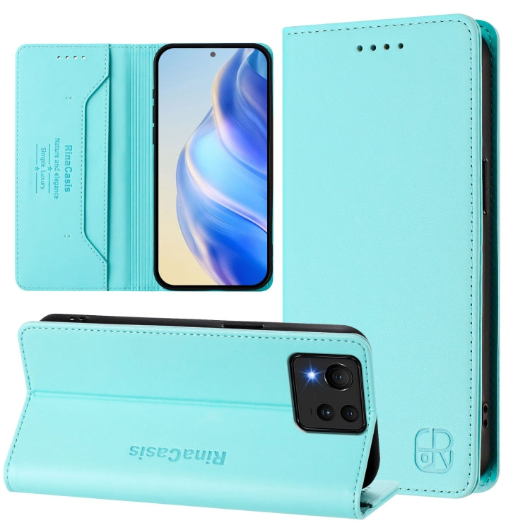 RC01 Dual-Folded Magnetic Suction RFID Leather Phone Case, For ASUS Zenfone 12 Ultra, For ASUS ROG Phone 9 / 9 Pro, For ASUS Zenfone 11 Ultra, For ASUS ROG Phone 8 / 8 Pro