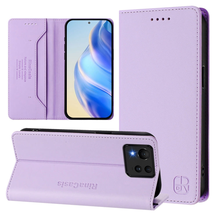 RC01 Dual-Folded Magnetic Suction RFID Leather Phone Case, For ASUS Zenfone 12 Ultra, For ASUS ROG Phone 9 / 9 Pro, For ASUS Zenfone 11 Ultra, For ASUS ROG Phone 8 / 8 Pro