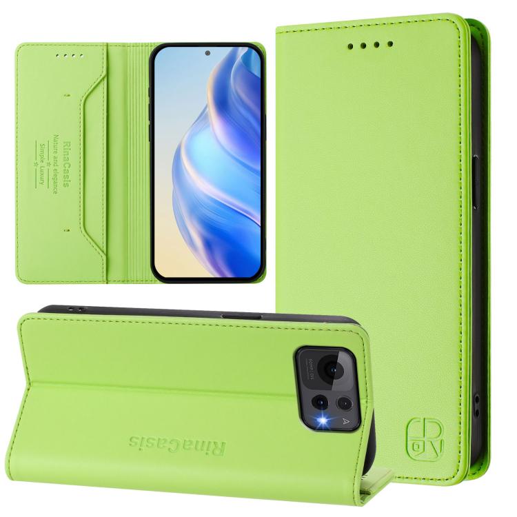 RC01 Dual-Folded Magnetic Suction RFID Leather Phone Case, For ASUS Zenfone 12 Ultra, For ASUS ROG Phone 9 / 9 Pro, For ASUS Zenfone 11 Ultra, For ASUS ROG Phone 8 / 8 Pro