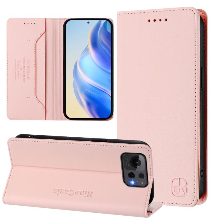 RC01 Dual-Folded Magnetic Suction RFID Leather Phone Case, For ASUS Zenfone 12 Ultra, For ASUS ROG Phone 9 / 9 Pro, For ASUS Zenfone 11 Ultra, For ASUS ROG Phone 8 / 8 Pro