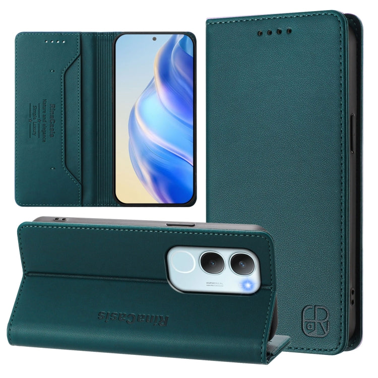 RC01 Dual-Folded Magnetic Suction RFID Leather Phone Case, For vivo S20 5G, For vivo S20 Pro 5G, For vivo Y300 5G, For vivo Y19s 4G Global, For vivo X200, For vivo X200 Pro mini