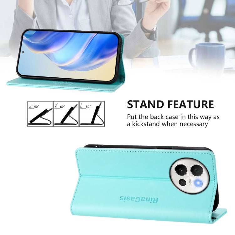 RC01 Dual-Folded Magnetic Suction RFID Leather Phone Case, For vivo V40 Lite 5G / V30e 5G Global, For vivo S19, For vivo Y28 4G, For vivo X100s 5G, For vivo Y03 4G Global / Y18 4G, For vivo Y38 5G / Y200i / T3x Global