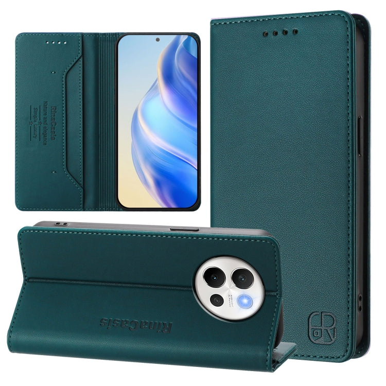 RC01 Dual-Folded Magnetic Suction RFID Leather Phone Case, For vivo V40 Lite 5G / V30e 5G Global, For vivo S19, For vivo Y28 4G, For vivo X100s 5G, For vivo Y03 4G Global / Y18 4G, For vivo Y38 5G / Y200i / T3x Global