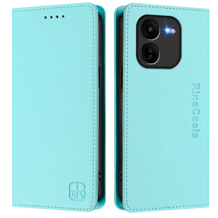 RC01 Dual-Folded Magnetic Suction RFID Leather Phone Case, For vivo iQOO Z9x, For vivo iQOO Z9 5G / Z9 Turbo 5G, For vivo Y100 5G IDN / Y200e 5G, For vivo V30 5G / V30 Pro Global, For vivo V29e 5G / Y200 5G Global, For vivo V29 5G Global / V29 Pro