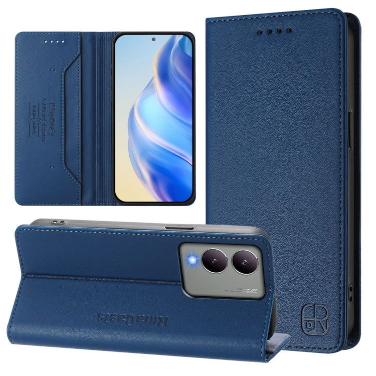 RC01 Dual-Folded Magnetic Suction RFID Leather Phone Case, For vivo Y17s 4G Global / 5G India, For vivo Y02A 4G / Y02 4G / Y11 2023, For vivo Y36 4G / 5G Global, For vivo Y78+ 5G / Y78 5G Global, For vivo Y56 5G / Y16 / Y02s 4G Global                  ...