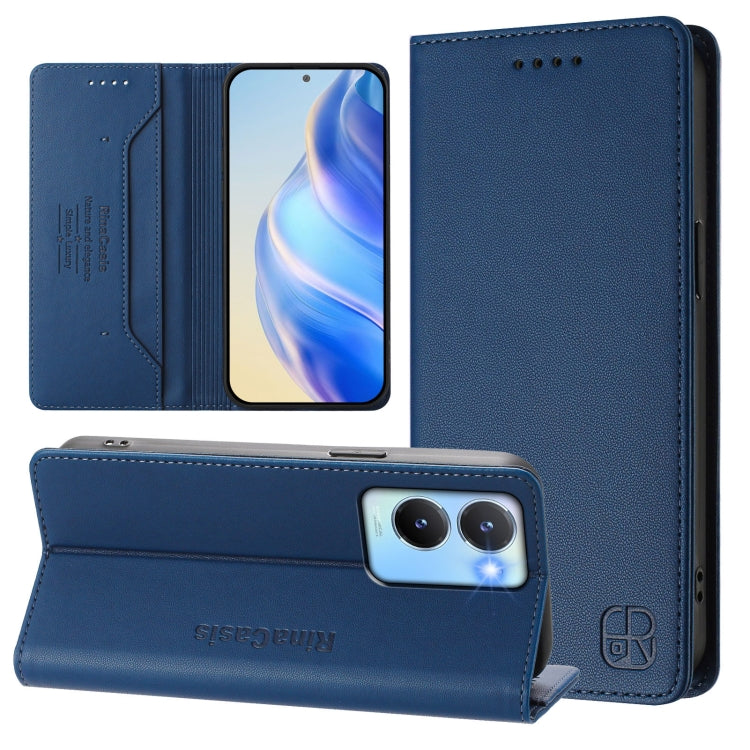 RC01 Dual-Folded Magnetic Suction RFID Leather Phone Case, For vivo Y17s 4G Global / 5G India, For vivo Y02A 4G / Y02 4G / Y11 2023, For vivo Y36 4G / 5G Global, For vivo Y78+ 5G / Y78 5G Global, For vivo Y56 5G / Y16 / Y02s 4G Global                  ...