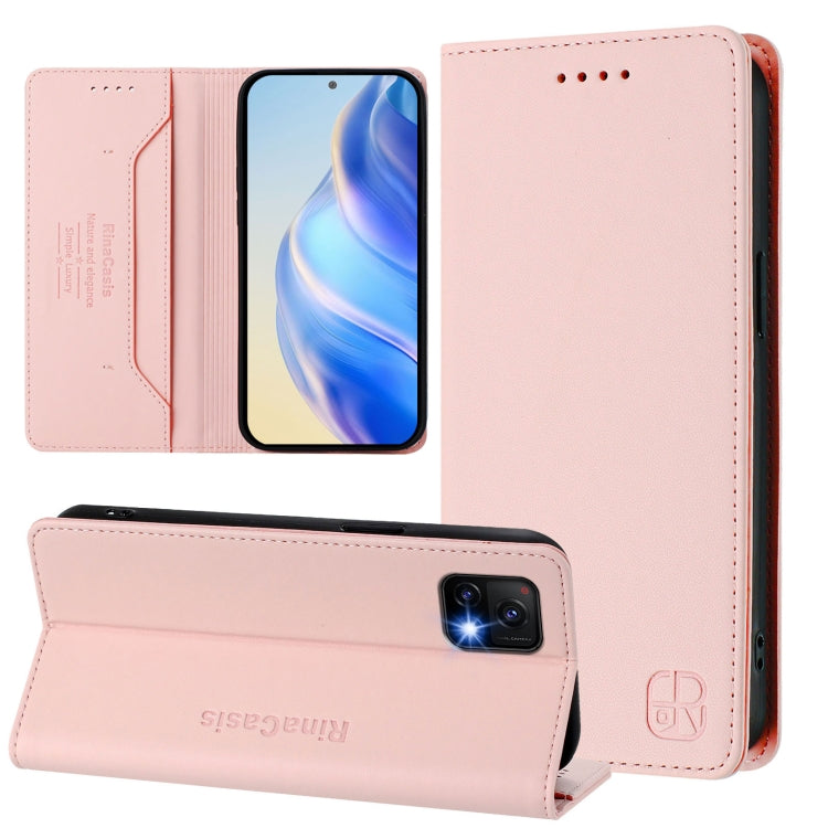 RC01 Dual-Folded Magnetic Suction RFID Leather Phone Case, For vivo Y76 5G, For vivo V20 / V21e 4G / Y73 2021, For vivo Y31 4G 2021 India / Y53s, For vivo Y52s 5G / Y72 5G India, For vivo Y30 4G Global, For vivo Y27 4G 2023 Global