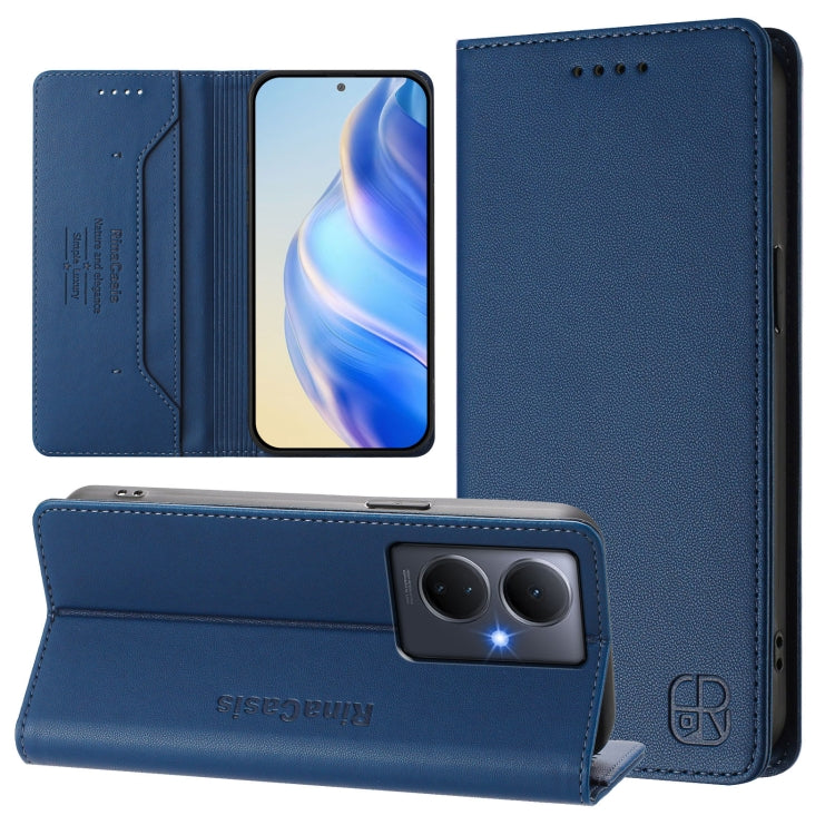 RC01 Dual-Folded Magnetic Suction RFID Leather Phone Case, For vivo Y17s 4G Global / 5G India, For vivo Y02A 4G / Y02 4G / Y11 2023, For vivo Y36 4G / 5G Global, For vivo Y78+ 5G / Y78 5G Global, For vivo Y56 5G / Y16 / Y02s 4G Global                  ...