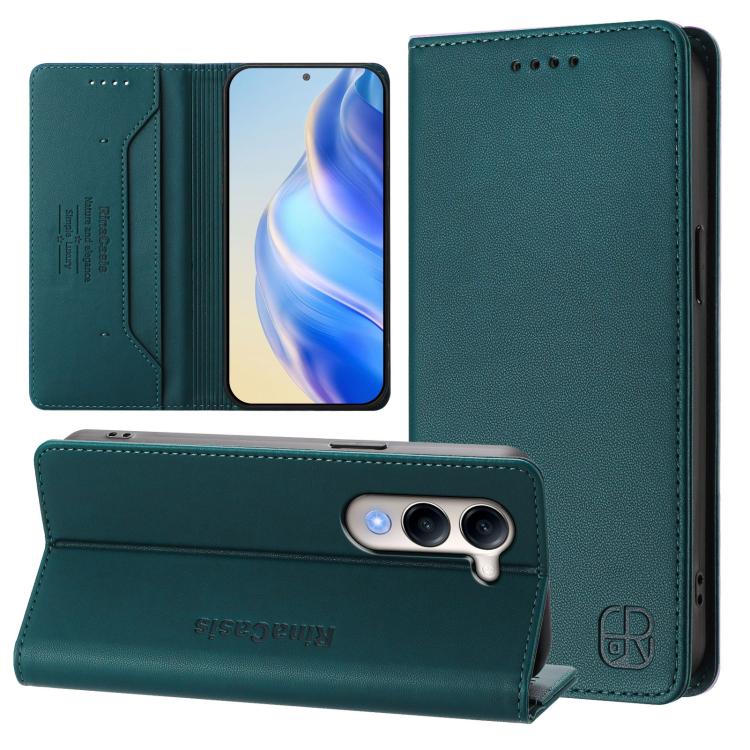 RC01 Dual-Folded Magnetic Suction RFID Leather Phone Case, For vivo S30, For vivo Y39 5G Global, For vivo V50 Lite 5G, For vivo Y29s 5G / Y04 4G Global, For vivo Y29 4G Global, For vivo V50 5G Global