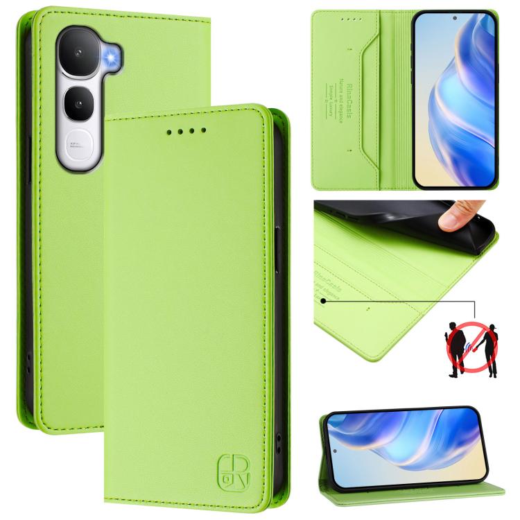 RC01 Dual-Folded Magnetic Suction RFID Leather Phone Case, For vivo X300, For vivo Y31 5G Global, For vivo Y400 5G Global, For vivo Y400 4G, For vivo V60 5G Curved Global, For vivo S30 Pro mini