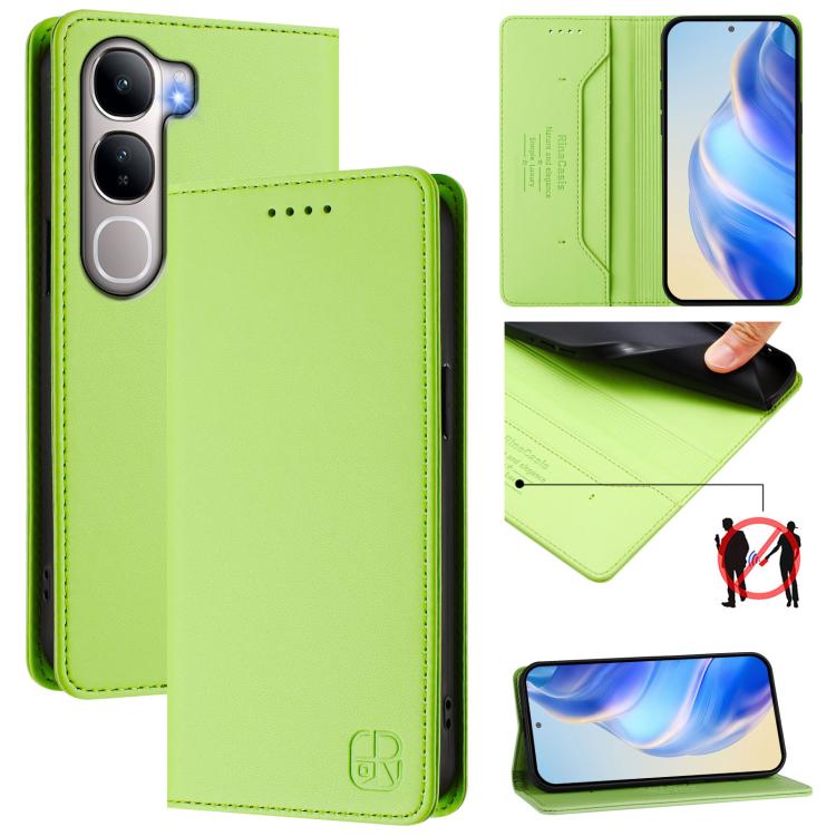 RC01 Dual-Folded Magnetic Suction RFID Leather Phone Case, For vivo X300, For vivo Y31 5G Global, For vivo Y400 5G Global, For vivo Y400 4G, For vivo V60 5G Curved Global, For vivo S30 Pro mini