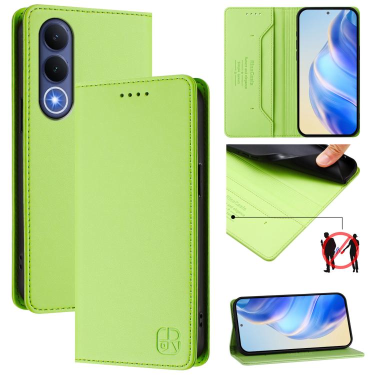 RC01 Dual-Folded Magnetic Suction RFID Leather Phone Case, For vivo S50 Pro mini / X300 FE 5G Russia, For vivo X300s, For vivo Y21 5G 2026 / Y05 4G / Y11d, For vivo V70 FE 5G, For vivo X300 Ultra, For vivo X300 Pro