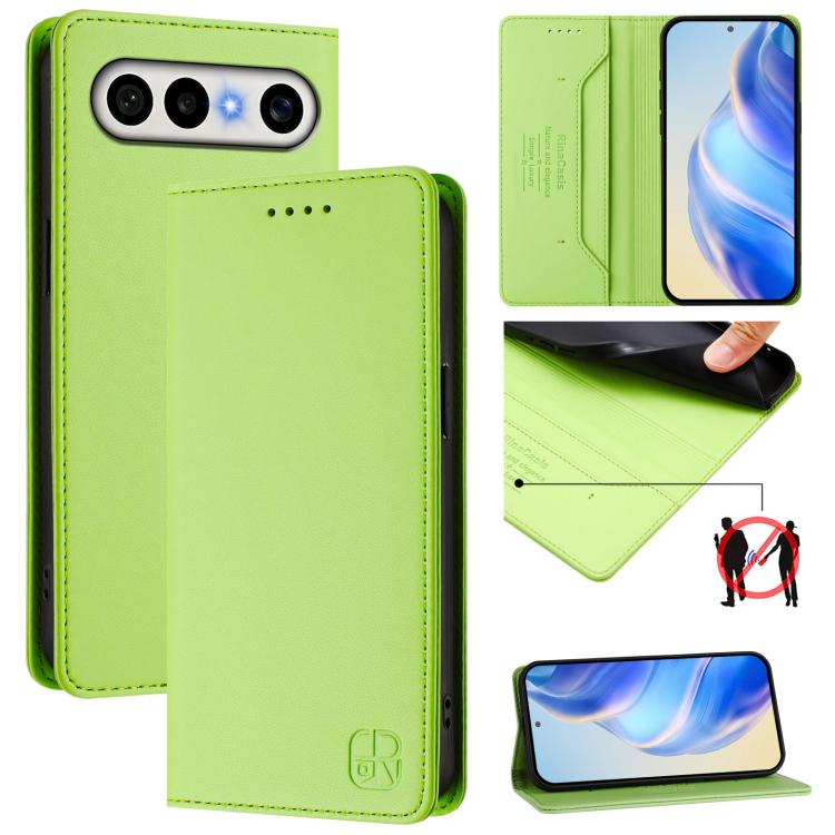 RC01 Dual-Folded Magnetic Suction RFID Leather Phone Case, For vivo S50 Pro mini / X300 FE 5G Russia, For vivo X300s, For vivo Y21 5G 2026 / Y05 4G / Y11d, For vivo V70 FE 5G, For vivo X300 Ultra, For vivo X300 Pro