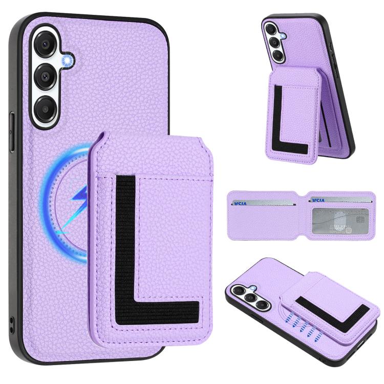 CX01 Detachable Magsafe Magnetic Card Bag Phone Case, For Samsung Galaxy A56 5G, For Samsung Galaxy A26 5G, For Samsung Galaxy A36 5G, For Samsung Galaxy A16 5G, For Samsung Galaxy A06 4G, For Samsung Galaxy A15 4G / 5G, For Samsung Galaxy A55 5G      ...