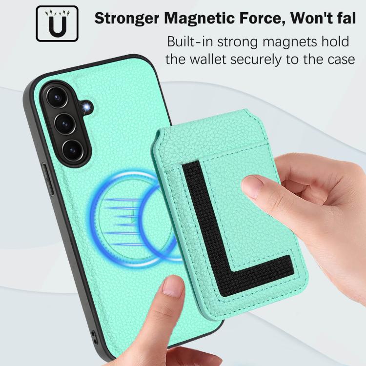 CX01 Detachable Magsafe Magnetic Card Bag Phone Case, For Samsung Galaxy A56 5G, For Samsung Galaxy A26 5G, For Samsung Galaxy A36 5G, For Samsung Galaxy A16 5G, For Samsung Galaxy A06 4G, For Samsung Galaxy A15 4G / 5G, For Samsung Galaxy A55 5G      ...