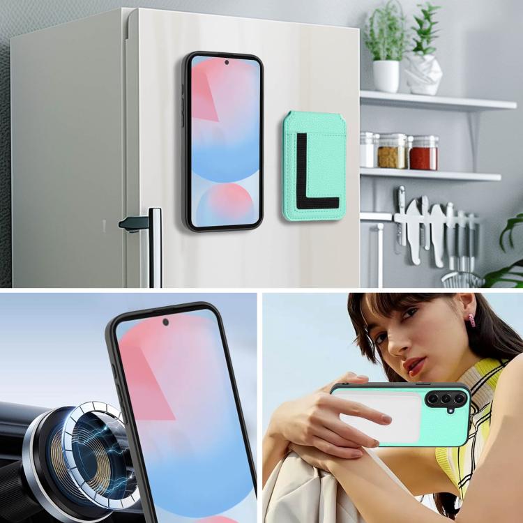 CX01 Detachable Magsafe Magnetic Card Bag Phone Case, For Samsung Galaxy A56 5G, For Samsung Galaxy A26 5G, For Samsung Galaxy A36 5G, For Samsung Galaxy A16 5G, For Samsung Galaxy A06 4G, For Samsung Galaxy A15 4G / 5G, For Samsung Galaxy A55 5G      ...