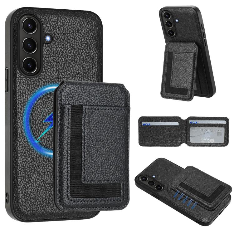 CX01 Detachable Magsafe Magnetic Card Bag Phone Case, For Samsung Galaxy A56 5G, For Samsung Galaxy A26 5G, For Samsung Galaxy A36 5G, For Samsung Galaxy A16 5G, For Samsung Galaxy A06 4G, For Samsung Galaxy A15 4G / 5G, For Samsung Galaxy A55 5G      ...