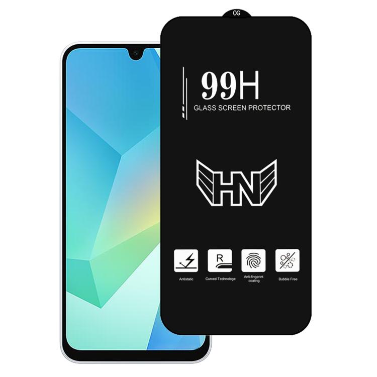 High Aluminum Large Arc Full Screen Tempered Glass Film, For Samsung Galaxy A16, For Samsung Galaxy A16 5G, For Samsung Galaxy A06, For Samsung Galaxy A25, For Samsung Galaxy A15 5G, For Samsung Galaxy A55, For Samsung Galaxy A35, For Samsung Galaxy A1...