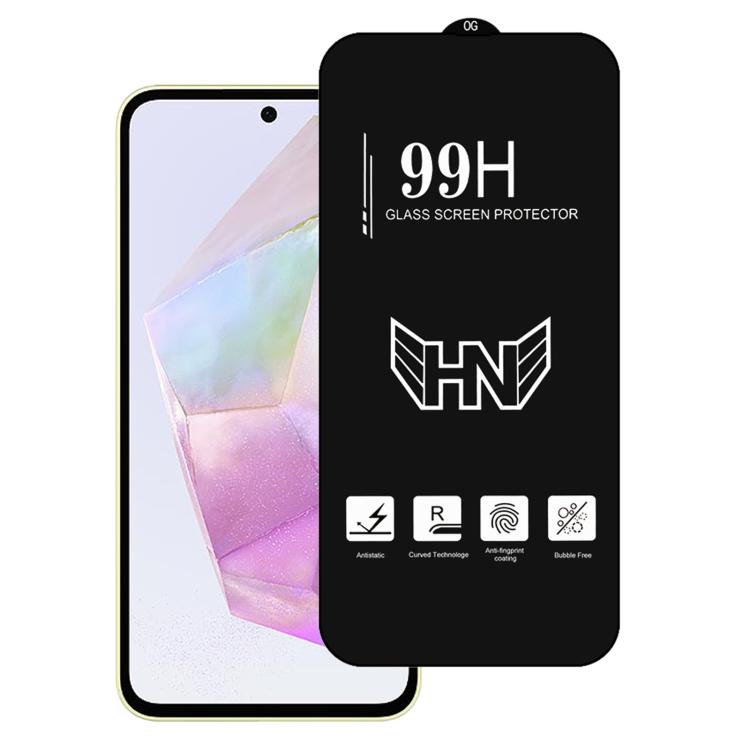 High Aluminum Large Arc Full Screen Tempered Glass Film, For Samsung Galaxy A16, For Samsung Galaxy A16 5G, For Samsung Galaxy A06, For Samsung Galaxy A25, For Samsung Galaxy A15 5G, For Samsung Galaxy A55, For Samsung Galaxy A35, For Samsung Galaxy A1...