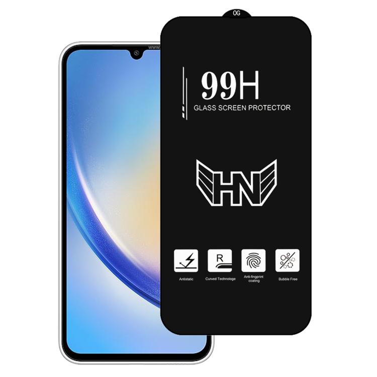 High Aluminum Large Arc Full Screen Tempered Glass Film, For Samsung Galaxy A16, For Samsung Galaxy A16 5G, For Samsung Galaxy A06, For Samsung Galaxy A25, For Samsung Galaxy A15 5G, For Samsung Galaxy A55, For Samsung Galaxy A35, For Samsung Galaxy A1...