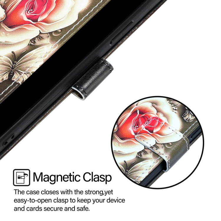 Colored Drawing Pattern Plain Weave Leather Phone Case, For Blackview Wave 8C