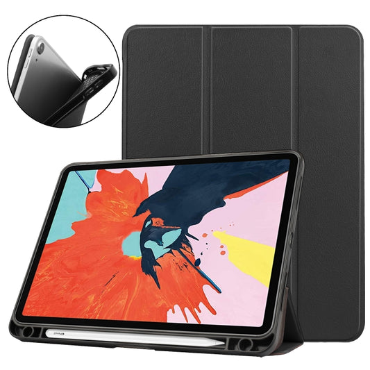 For iPad Air 11 2025 / 2024 / 2020 10.8 Custer Texture TPU Horizontal Flip Leather Case with Sleep / Wake-up Function & Three-folding Holder & Pen Slot, For iPad Air 11 2024 / 2022 / 2020 10.9, For iPad Air 11 2025 / 2024 / 2022 / 2020 10.9            ...