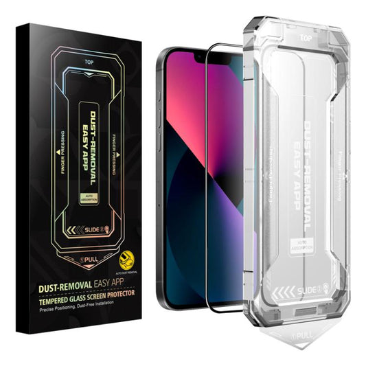 Easy Install HD Tempered Glass Film, For iPhone 17e / 16e / 14 / 13 Pro / 13, For iPhone 17 Pro Max, For iPhone 17 Pro, For iPhone 17 / 16 Pro, For iPhone Air, For iPhone 16 Pro Max, For iPhone 16 Plus / 15 Plus, For iPhone 16 / 15, For iPhone 15 Pro M...