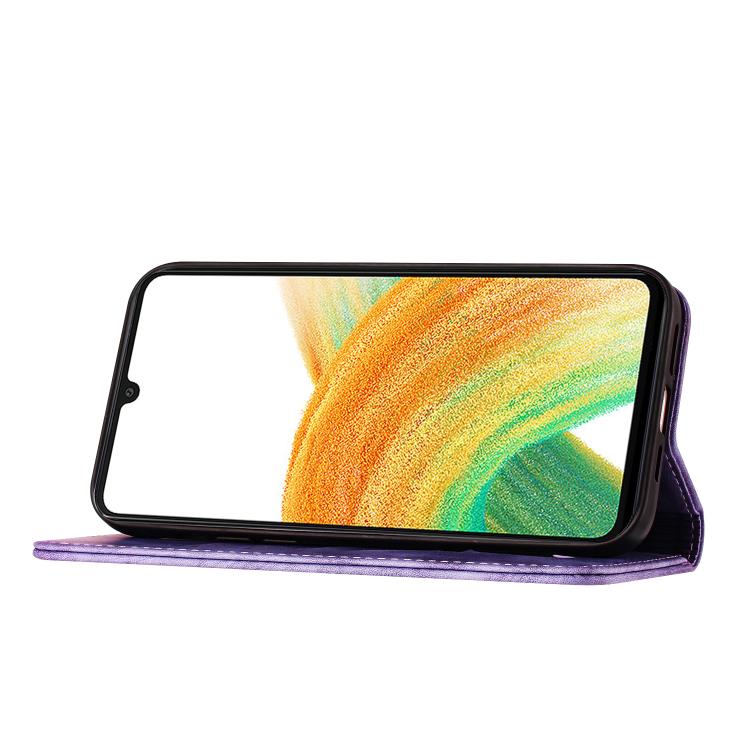 Butterfly Cat Embossing Flip Leather Phone Case, For Galaxy A18 4G, For Samsung Galaxy A57 5G, For Samsung Galaxy A37 5G, For Galaxy A27 5G, For Samsung Galaxy A07 4G / A06 4G, For Samsung Galaxy A17 5G / A26 5G, For Samsung Galaxy A56 5G              ...