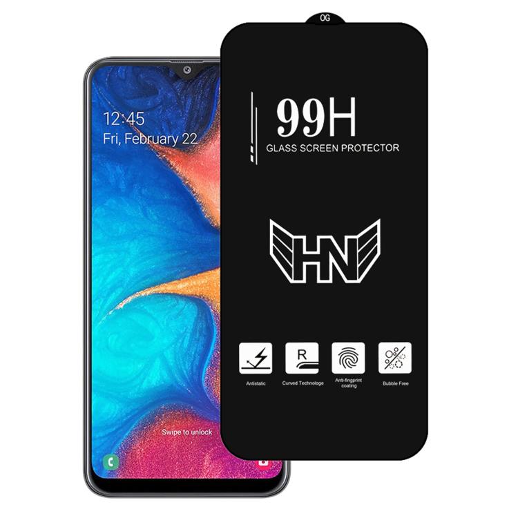 High Aluminum Large Arc Full Screen Tempered Glass Film, For Samsung Galaxy A20, For Samsung Galaxy A50, For Samsung Galaxy A30
