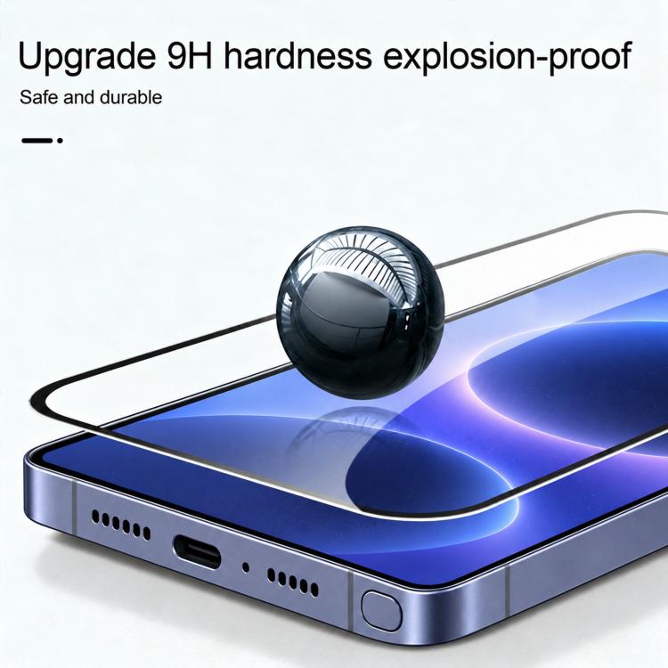 High Aluminum Large Arc Full Screen Tempered Glass Film, For Galaxy M17e 5G, For Galaxy M17 5G, For Galaxy M56 5G, For Galaxy M16 5G, For Galaxy M06 5G, For Samsung Galaxy M05, For Samsung Galaxy M55s, For Samsung Galaxy M35, For Samsung Galaxy M55    ...