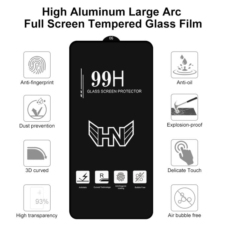 0.18mm High Aluminum Large Arc Full Screen Tempered Glass Film, Support Fingerprint Unlocking, For Samsung Galaxy S26+ 5G, For Samsung Galaxy S26 Edge 5G, For Samsung Galaxy S26 Ultra 5G, For Samsung Galaxy S26 5G, For Samsung Galaxy S25 FE 5G         ...