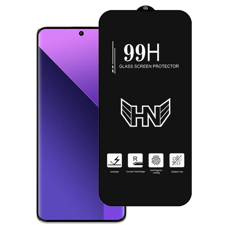 High Aluminum Large Arc Full Screen Tempered Glass Film, For Redmi Note 14 5G / 4G, For Redmi Note 13R, For Redmi Note 13 Pro 4G, For Redmi Note 13 4G, For Redmi Note 13R Pro, For Redmi Note 13, For Redmi Note 13 Pro+, For Redmi Note 13 Pro            ...