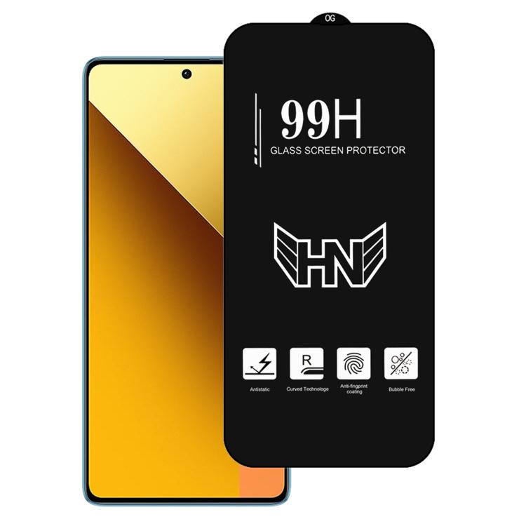 High Aluminum Large Arc Full Screen Tempered Glass Film, For Redmi Note 14 5G / 4G, For Redmi Note 13R, For Redmi Note 13 Pro 4G, For Redmi Note 13 4G, For Redmi Note 13R Pro, For Redmi Note 13, For Redmi Note 13 Pro+, For Redmi Note 13 Pro            ...