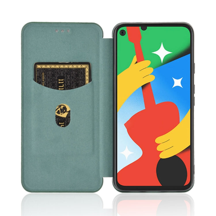 Carbon Fiber Texture Magnetic Horizontal Flip TPU + PC + PU Leather Case with Card Slot, For Google Pixel 4A 5G, For Sony Xperia 5 ll, For Nokia 8.3 5G, For Nokia C3