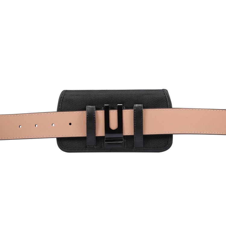 Durable Oxford Cloth Horizontal Plate Hanging Waist Phone Waist Pack Leather Case with Card Slot, Suitable for 5.5-6.7 inch Smartphones, for 5.5-6.7 inch Smartphones