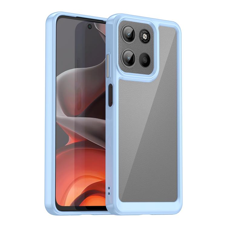 Colorful Series Acrylic Hybrid TPU Phone Case, For Motorola Moto G15