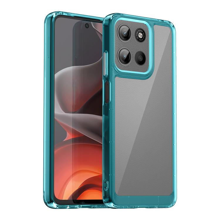 Colorful Series Acrylic Hybrid TPU Phone Case, For Motorola Moto G15