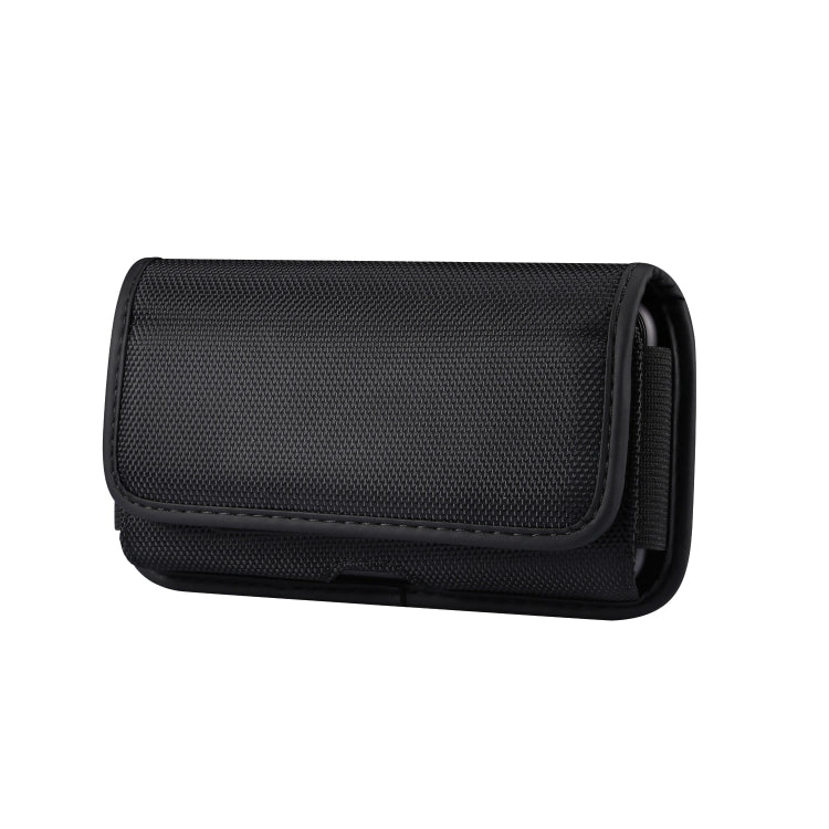 Durable Oxford Cloth Horizontal Plate Hanging Waist Phone Waist Pack Leather Case with Card Slot, Suitable for 6.9-7.2 inch Smartphones, for 6.9-7.2 inch Smartphones
