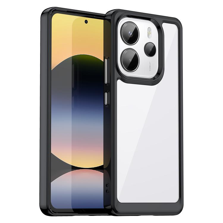 Colorful Series Acrylic Hybrid TPU Phone Case, For Redmi Note 14 4G 163.25mm