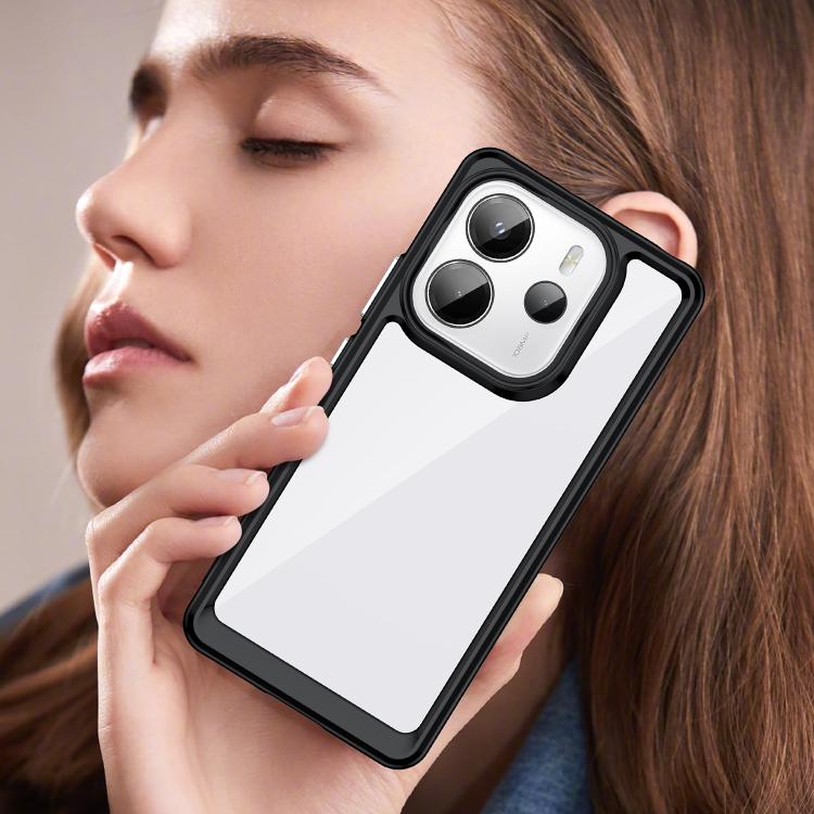 Colorful Series Acrylic Hybrid TPU Phone Case, For Redmi Note 14 4G 163.25mm